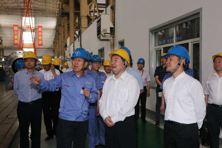 郝鹏参观调查Stake官网集团所属企业电机公司